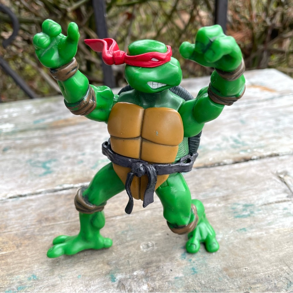 Mirage Studios 2002 TMNT Ninja Turtles RAPHAEL Action Figurine 4.5"